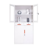 Armoire de classement commerciale moderne en acier, écologique, avec 2 tiroirs, pour bureaux, maisons, écoles, usines, ateliers