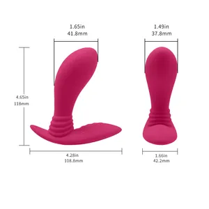 MiAi bello Usb ricaricabile mutandine indossabili clitoride stimolatore G-spot vibratore per le donne