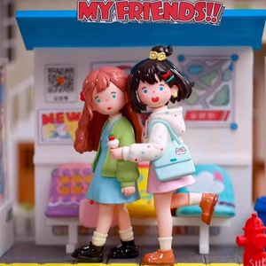 Venta al por mayor: Figura coleccionable decorativa de moda de la serie Mila Girl de SUKI My Friends Cute Blind Box, regalo original. - Product Image 4