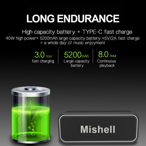 PYJ-altavoz inalámbrico portátil para exteriores, dispositivo de sonido estéreo 3D <span class=keywords><strong>inteligente</strong></span>, altavoz pequeño de acero para coche, 40W, BT, novedad, gran oferta - Product Image 3