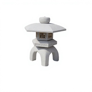 Farol de Jardín de Mármol, Farol de Piedra Japonés Ecológico para Exteriores - Product Image 2