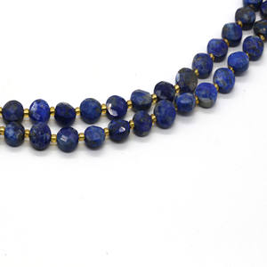 주얼리 제작용 천연석 나석 도매, 6mm 패싯 플랫 라운드 아게이트 자수정 라피스 로즈쿼츠 루비 비즈 - Product Image 3