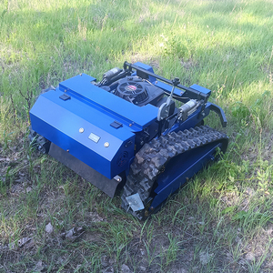 Factory Direct Supply Cordless Industrial & DIY Grade <b>Remote</b> <b>Control</b> Petrol Engine <b>Tracked</b> Lawn <b>Mower</b> - Product Image 5