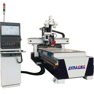 Hot Sale Lamello Cnc Router With Atc And Saw Wooden Furniture Factory 1325 1530 2040