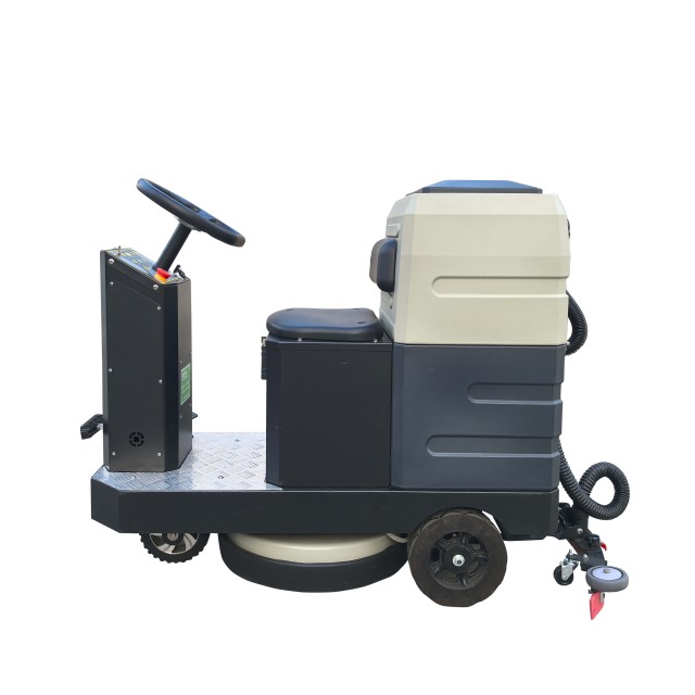 New Industrial High-Efficiency Tile Wood Grout Scrubbing Electric Floor Scrubber Sweeping Robot Floor Cleaning Machine