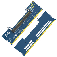 Adaptador de Memoria Profesional DDR4 para Portátil a Escritorio, Tarjeta Adaptadora de 260 Pines SO-DIMM a PC de 288 Pines DIMM, Conector de Memoria RAM