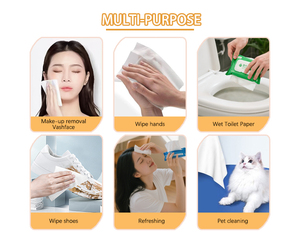 Lingettes humides féminines jetables écologiques personnalisées Lingettes intimes pour le nettoyage de la peau pour les femmes - Product Image 2