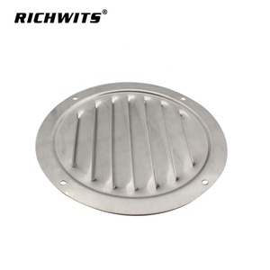 Grille <span class=keywords><strong>d</strong></span>'aération en acier inoxydable 316 de qualité marine supérieure, finition polie, design anti-éclaboussures à persiennes, quincaillerie marine pour yacht et bateau - Product Image 3