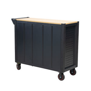 Carrello Portautensili Personalizzabile da 258 Pezzi in Ferro per Impieghi Gravosi con Dieci Cassetti Bloccabili, Piano in <span class=keywords><strong>Legno</strong></span> d'Acciaio Rosso per Officina di Autoriparazione OEM - Product Image 4