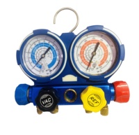 CVC Quatre Façons Jauge De Collecteur De Fluide Frigorigène Ensemble MG-4-R32 pour la réfrigération R32 R410a R134a 1234yf