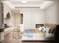 Ensemble de meubles de chambre moderne et personnalisé, comprenant un lit pleine grandeur inclinable et extensible, une armoire, un bureau et un rangement en bois, pour l'école