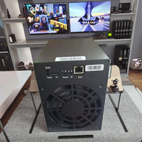 Boîtier de serveur ATX INIBOX 850M 500W Full Tower en métal avec radiateur de 120 mm, 4 ventilateurs, refroidissement latéral, argent, garantie 1 an