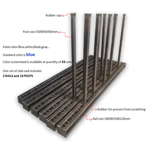 Hot <strong>Sale</strong> Showroom Storage Granite Marble Stone Display Steel Slab <strong>Rack</strong> for Ceramic Factory - Product Image 6