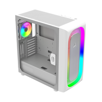 ALSEYE Mid-Tower Empty Gaming Computer Case Ai-Pro-W White Color PC Case
