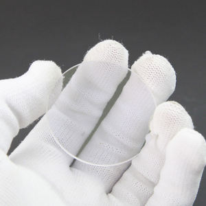 Placa de vidrio de sílice fundida redonda transparente óptica Placa de vidrio de cuarzo para vidrio de ventana de cuarzo - Product Image 2