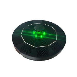 Solar Powered Floating Water Fountain 16cm 2.5W 6 Bulbs Contemporary Design Eco Friendly Garden <b>Pond</b> Use - Product Image 3