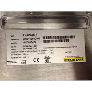 Berger Lahr TLD138F Drive TLD138F Berger Lahr - Product Image 3