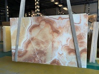 Prix des dalles de marbre rouge dragon, pierre naturelle moderne BOTON STONE, pour murs et sols, dalles d'onyx