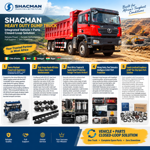 Nouveau Camion Benne Diesel Lourd SHACMAN X3000 8x4 385HP Véhicule Commercial Capacité de Charge 41-50t Pièces Détachées Originales Cote - Product Image 6