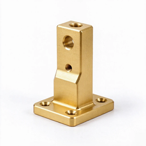 Support de fixation automobile personnalisé OEM, base de montage de voiture en laiton et aluminium usiné CNC, structure multi-trous, pièces automobiles de rechange - Product Image 2