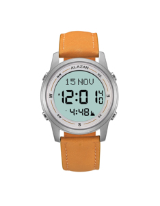 中国製卸売 アル・ファジル 自動アラビア語アザーン礼拝時計 宗教儀式用イスラム教徒向け時計 キブラコンパス付き礼拝時計 - Product Image 1