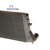 Kit de Intercooler Negro para 06-10 GTI 2.0 FSI TSI MK5 MK6 /AUDI A3, Núcleo de Barra y Placa, Tamaño 600*415*65mm