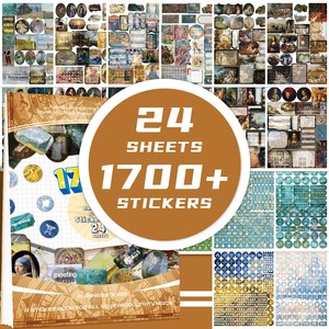 Adesivi Personalizzati per Planner, Libro di Adesivi Personalizzati Giornalieri, Settimanali e Mensili, Adesivi Creativi ed Estetici per Planner e Scrapbook - Product Image 4