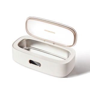 Nettoyeur de lunettes automatique à ultrasons, machine de nettoyage à ultrasons portable pour lunettes et bijoux - Product Image 1