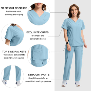 ชุดเครื่องแบบพยาบาลสำหรับผู้ชายและผู้หญิงชุดเครื่องแบบ B2B ใหม่ลดภาษี24ชั่วโมงสำหรับฤดูร้อน2025 - Product Image 4