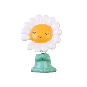 Top Rhyme Car Flower Ornament Sweet Miss Pot Decorative Dashboard Accessory - Product Image 5