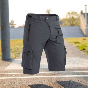 Pantalones Cortos Deportivos para Hombre, con Cordón Ajustable, Logotipo Personalizado, Estilo Biker, Tejido de Punto, Ajuste Cómodo para Ejercicio y Running - Product Image 3