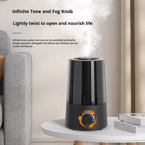 스마트 미니 전기 플라스틱 초음파 가습기 호텔 침실 거실 용 조용한 데스크탑 아로마 디퓨저 - Product Image 4
