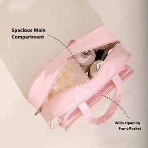 Sac de maquillage de voyage en PVC écologique, imperméable, résistant au sable, grand, transparent, portable, léger, multifonctionnel pour la salle de sport, la piscine, la plage - Product Image 4