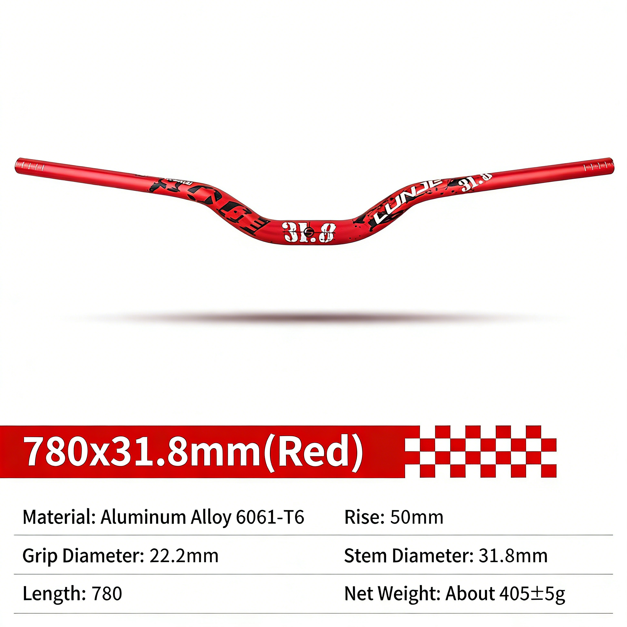 Black label red 31.8 * 780mm/50H lifting