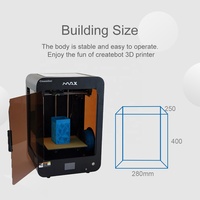 Imprimante 3D MAX avec écran tactile et machine d'impression 3D à lit chauffant