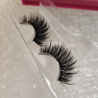 Vendeur de cils, étiquettes d'emballage privées personnalisées en gros, Spike, extensions de cils individuelles, cils à bande complète