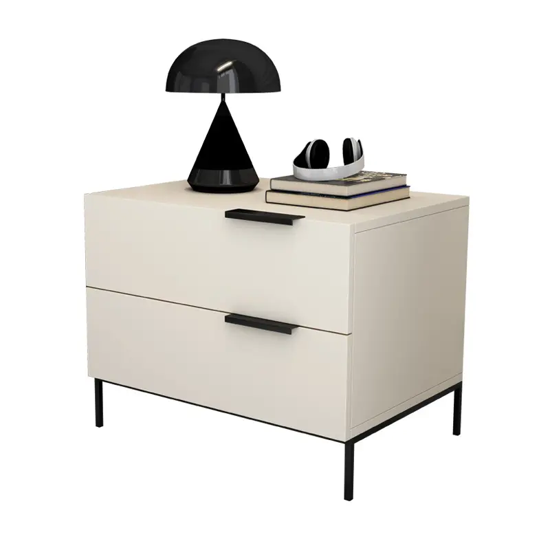Luxury Design Nordic Side Tables Wooden Modern Nightstand Bedroom Furniture Bedside Cabinet For Bedroom