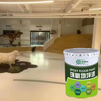 Vente en gros de peintures époxy pour sols DLD avec une large gamme de couleurs et de traitements de surface, services de revêtement de garage/industriel OEM/ODM