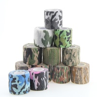 Bandage camouflage auto-adhésif non tissé, respirant, hautement élastique, emballé individuellement, fournisseur en gros