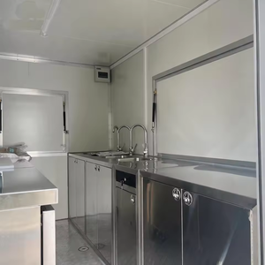Remolque de Cocina Móvil de Aluminio Auron de 4.8m con Eje Único, 2 Ruedas y Compartimentos Aislados para Uso en Exteriores - Product Image 2