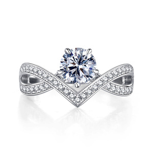 Anello da donna con corona, elegante, romantico, alla moda, per feste, matrimoni, accessorio per le mani, regalo - Product Image 6