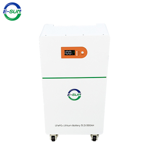 ESun 51.2V 300Ah Batterie au lithium de qualité A 15 kWh pour stockage d'énergie solaire domestique, montage au sol, cellules 100 % pleine capacité ES48300 Tout-en-un - Product Image 2
