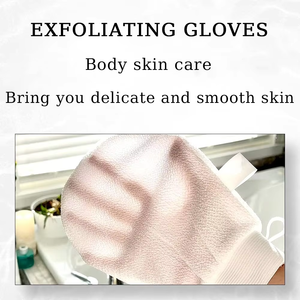 Guante Exfoliante Corporal Personalizado para Ducha, Cepillo Limpiador de Manos, Guante de Baño Suave para Exfoliar la Piel - Product Image 5