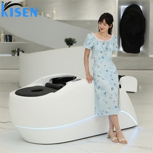 Sillón de Pedicura Eléctrico Kisen Japan con Circulación de Agua, Cama de Terapia de Cuero Sintético para Uso Doméstico y Hotelero - Product Image 3