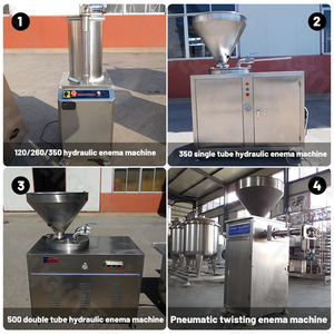 เครื่องบรรจุไส้กรอกไก่หมูระบบไฮดรอลิกไฟฟ้า เครื่องทำไส้กรอกอัตโนมัติ - Product Image 6
