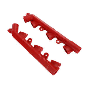 Cubierta de Colector de Admisión para Audi A4 A5 A6 A8 Q5 Q7 A7, Par de Cubiertas de Nylon Rojas para Motores de Seis Cilindros - Product Image 4