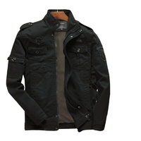 Veste utilitaire robuste à col montant en toile de coton professionnelle de qualité supérieure 2026 pour hommes avec multiples poches et patchs personnalisés