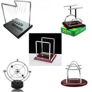 Vroeg Educatief Z Vorm Newton 'S Cradle Steel Balance Botsen Ballen Natuurkunde Science Pendulum Ornamenten Bureau Speelgoed Decoratie