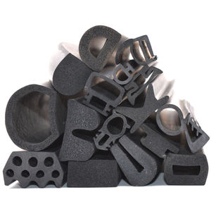 Tiras de sellado de puertas y ventanas de aluminio para fijar huecos de vidrio Tiras de piel de goma para ventanas correderas de tipo 90 - Product Image 3