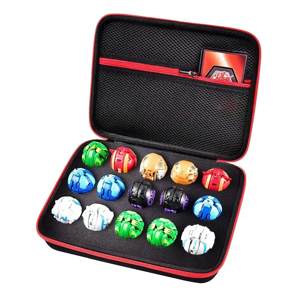 Estuche de transporte de juguete personalizado para Bakugan Battle Planet Armored Alliance, organizador, estuche de transporte protector duro, caja de almacenamiento de EVA